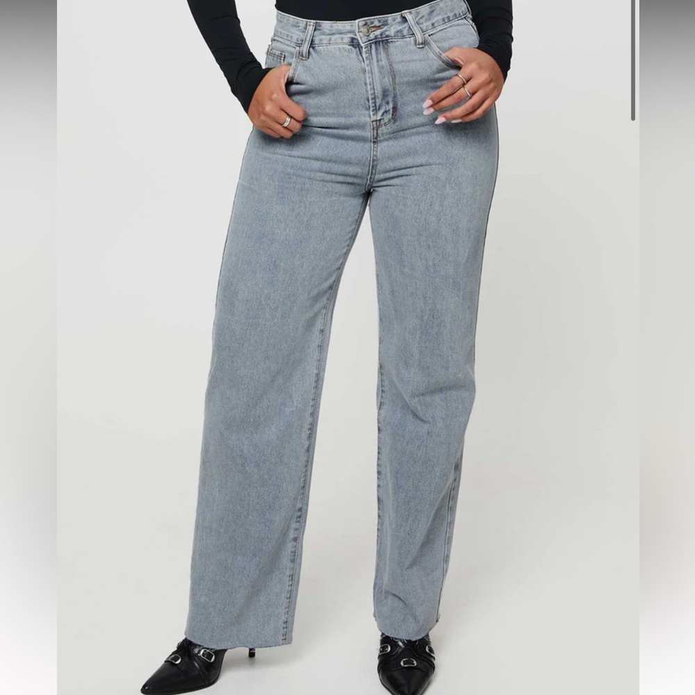 Princess Polly Blue High Rise Jeans
